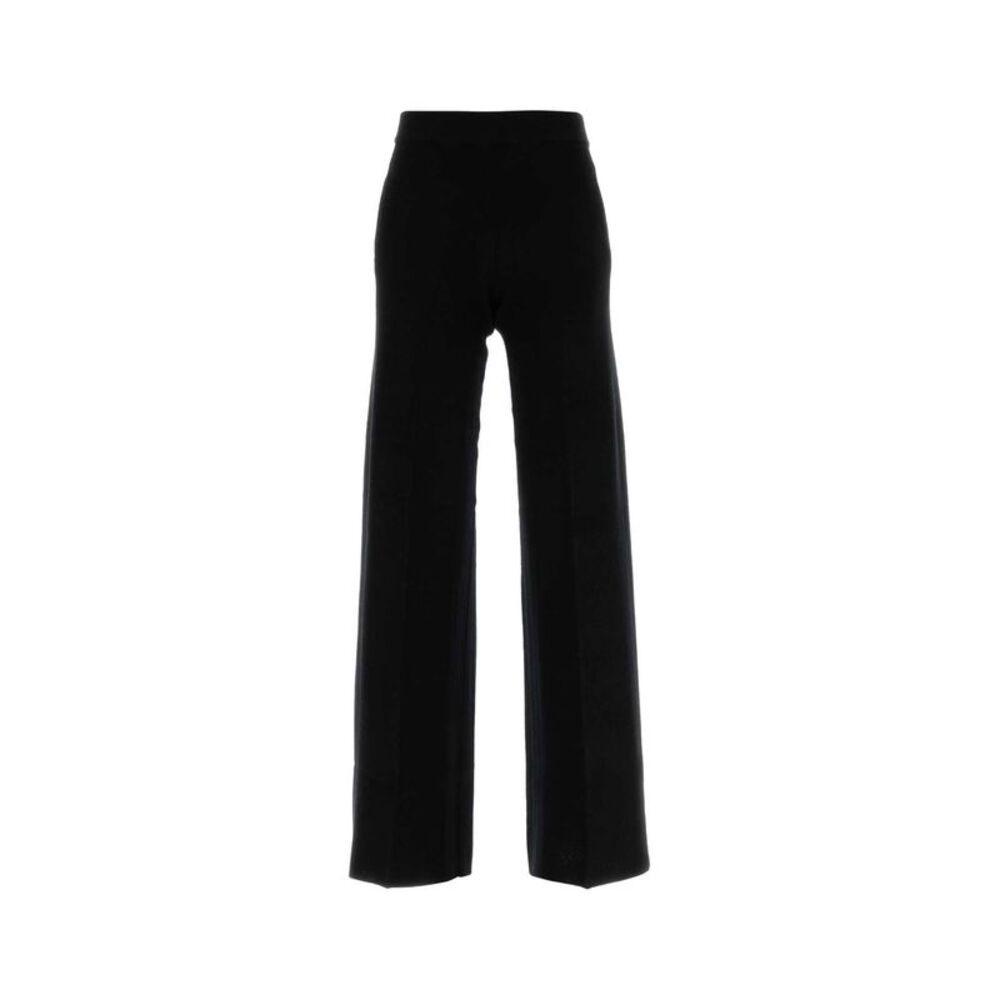 Blumarine Women Black Wool Joggers